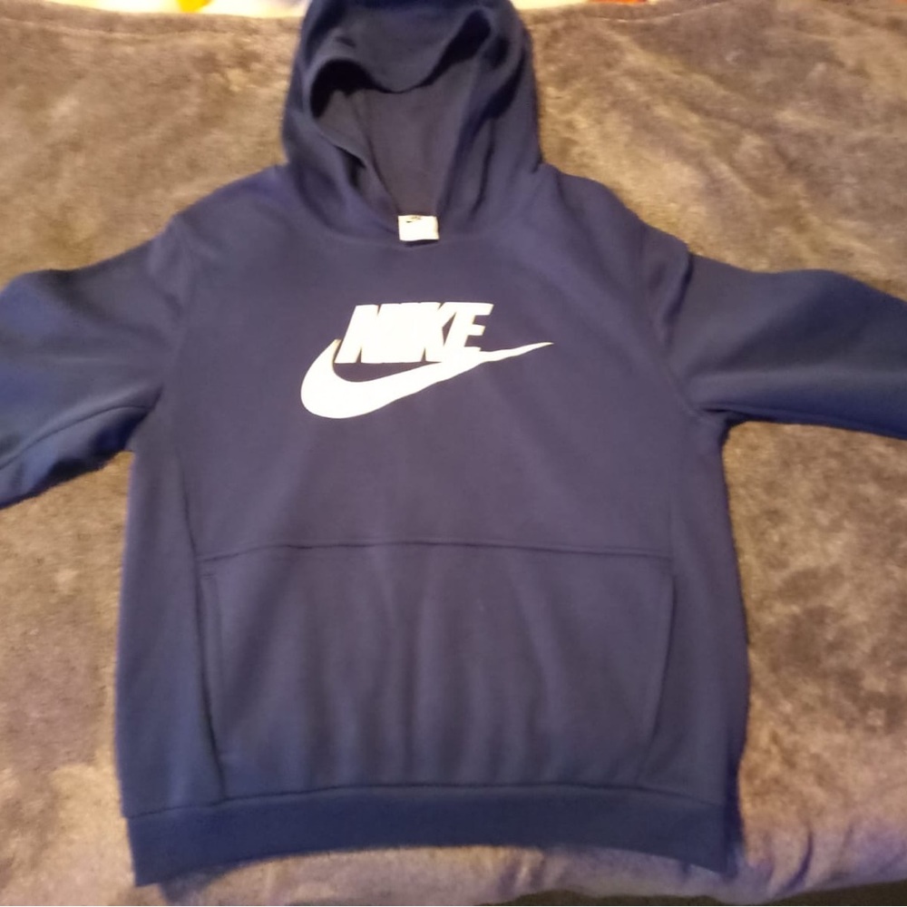 Nike Kids Navy Blue Size 14-16 Hoodie